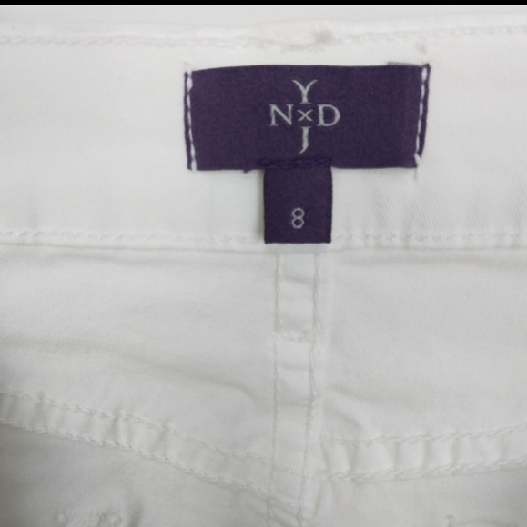 NWOT NDYJ Cropped Spring White Jeans - Picture 6 of 7